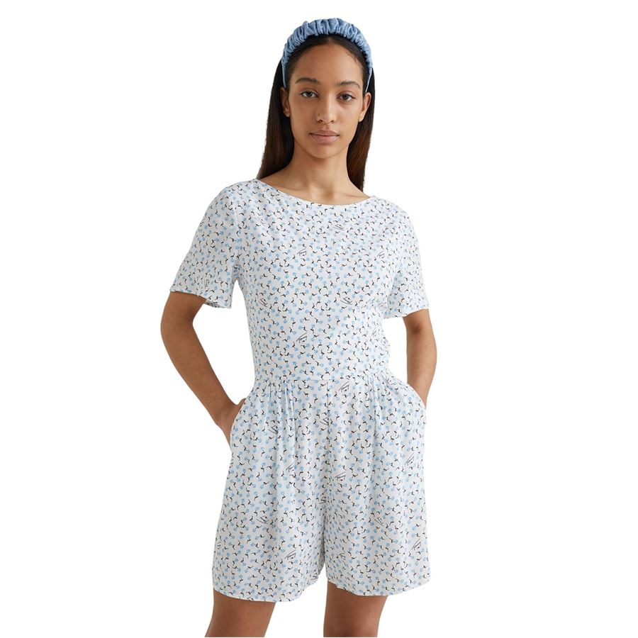 TJW PRINTED TIE BACK PLAYSUIT Tommy Jeans | DW0DW128780LA